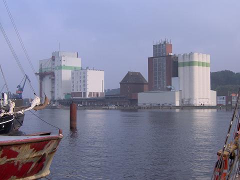 Flensborg - view from museums harbour to east 